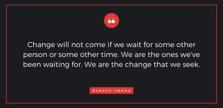 Inspirational quote by Barack Obama