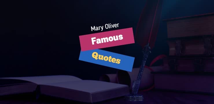 Mary Oliver Quotes Top Image
