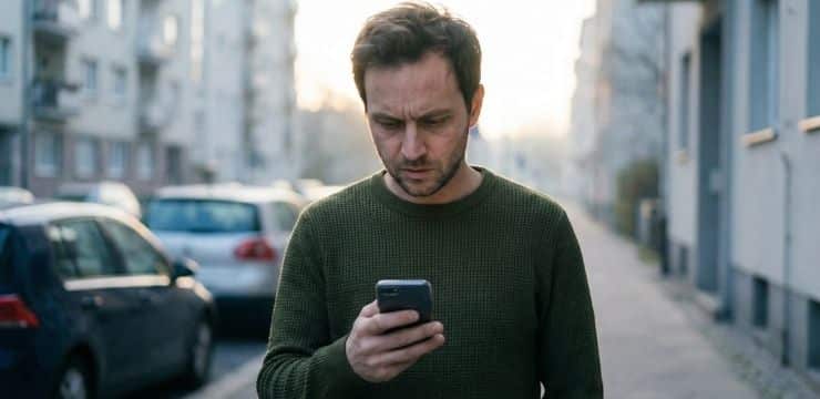 Scripts Your Audience Actually Watches Founder reviewing VSL performance analytics at sunrise after audience authenticity feedback